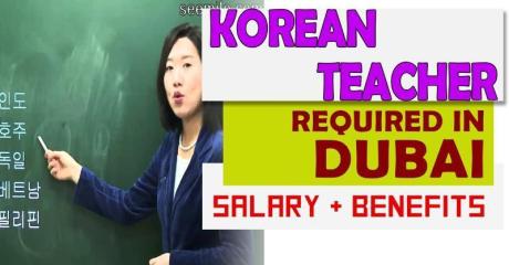Korean Teacher Required in Dubai