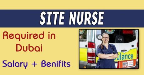 Site Nurse Required in Dubai