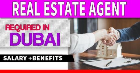 Real Estate Agent Required in Dubai