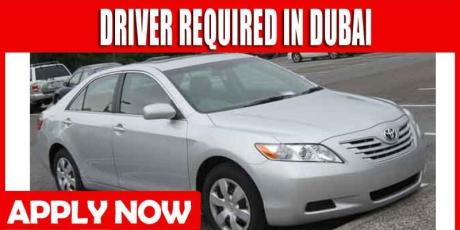 DRIVER REQUIRED IN DUBAI