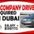 COMPANY DRIVER REQUIRED IN DUBAI