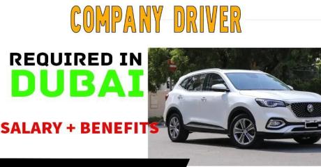 Company Driver Required in Dubai