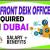 Front Desk Officer Required in Dubai