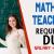 Maths Teacher Required in Dubai