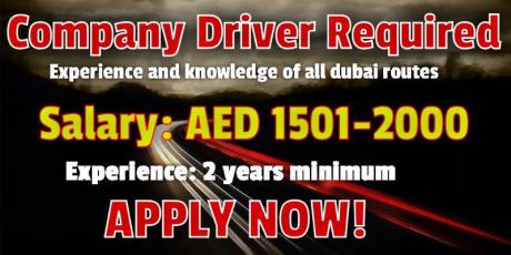 Company Driver Required