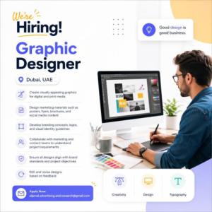 Graphic Designer Required in Dubai