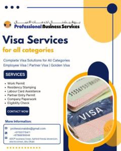VISA SERVICES FOR ALL CATEGORIES