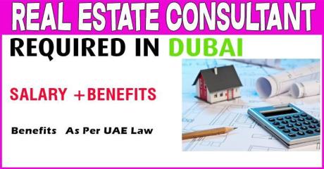 Real Estate Consultant Required in Dubai