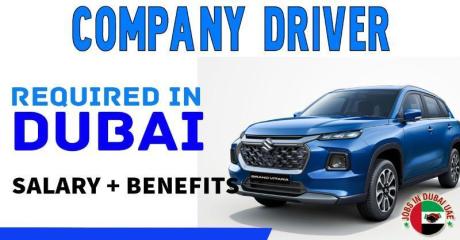 Company Driver Required in Dubai