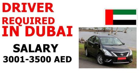 DRIVER REQUIRED IN DUBAI