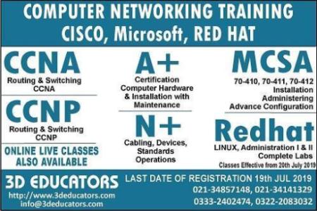 Computer Networking Training - 3D Educators