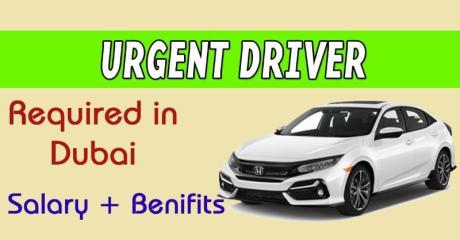 Urgent Driver Required in Dubai