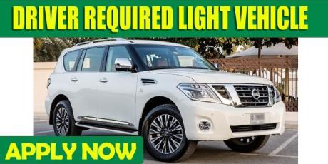 DRIVER REQUIRED LIGHT VEHICLE