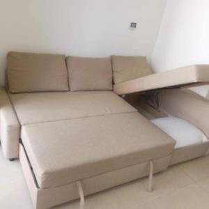 sofa bed with storage lshape -