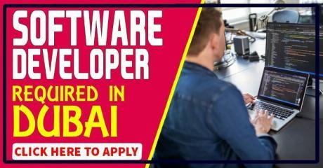 SOFTWARE DEVELOPER REQUIRED IN DUBAI