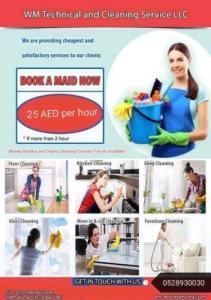 Regular Cleaning, Deep Cleaning, Move in and Move out Cleaning, Call -