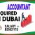 Accountant Required in Dubai