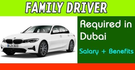 Family Driver Required in Dubai