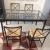 Dining Set with Table and Four Chairs for sale