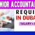 Senior Accountant Required in Dubai