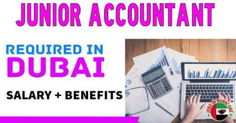 Junior Accountant Required in Dubai