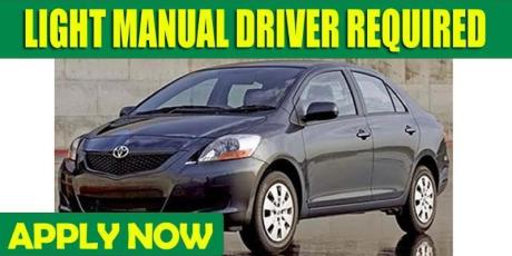 LIGHT MANUAL DRIVER REQUIRED