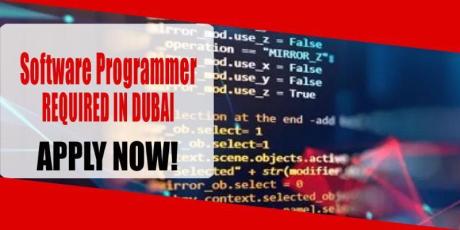 Software Programmer REQUIRED IN DUBAI