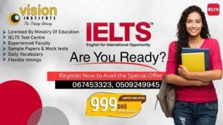 START IELTS CLASSES WITH 40% DISCOUNT AT VISION