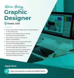 Graphic Designer Required in Dubai
