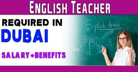 English Teacher Required in Dubai