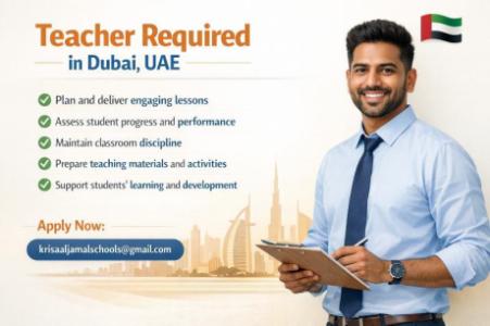 Teacher Required in Dubai