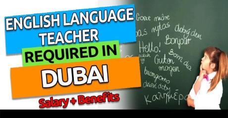 English language teacher in Jumeirah Park Required in Dubai