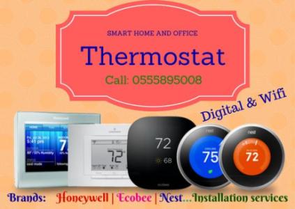 Honeywell, Ecobee,Nest thermostat installation services in arabian ranches,meadows,springs,al furjan