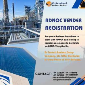 WE OFFER EXPERT ADNOC VENDOR REGISTRATION SERVICES ACROSS THE UAE