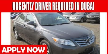 URGENTLY DRIVER REQUIRED IN DUBAI