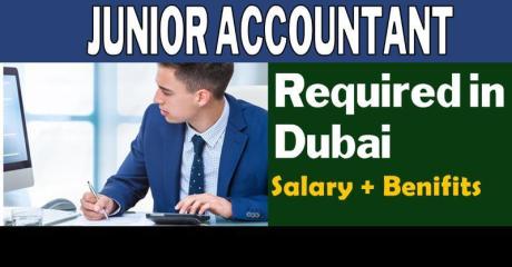 Junior Accountant Required in Dubai