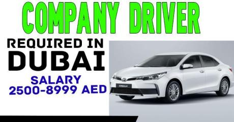 Company Driver Required in Dubai