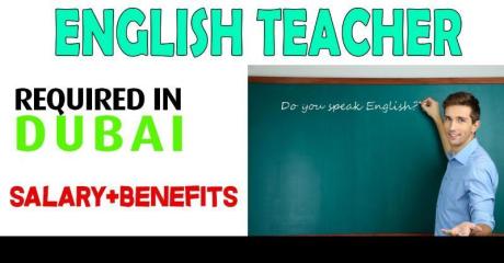 English Teacher Required in Dubai