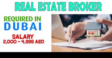 Real Estate Broker Required in Dubai
