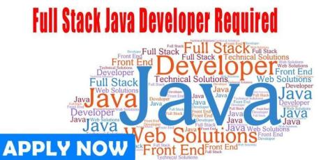 Full Stack Java Developer Required