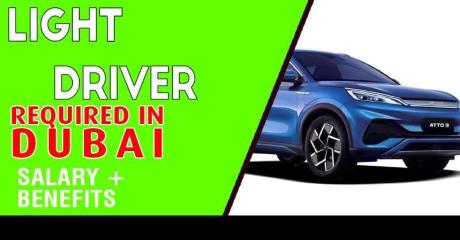 Light Driver Required in Dubai