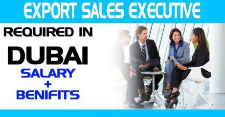 Export Sales Executive Required in Dubai