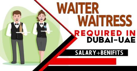 Waiter / Waitress Required in Dubai -