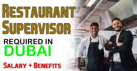 Restaurant Supervisor Required in Dubai