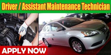 Driver / Assistant Maintenance Technician required