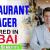 Restaurant Manager Required in Dubai