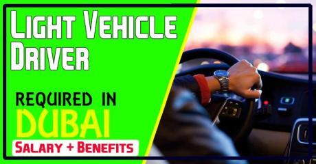 Light Vehicle Driver Required in Dubai