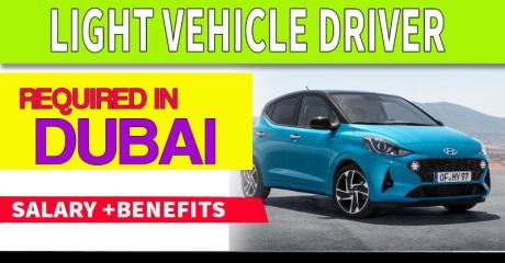 light Vehicle Driver Required in Dubai