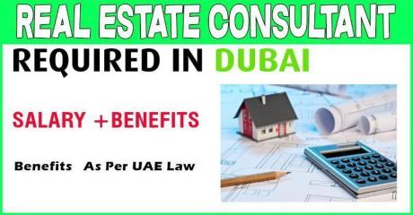 Real Estate Consultant Required in Dubai