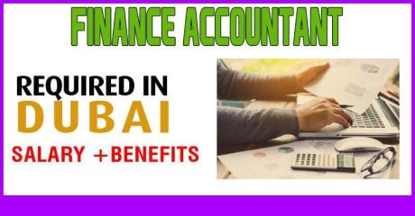 Finance Associate/Accountant Required in Dubai